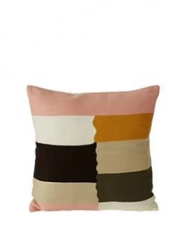 Image of Premier Housewares Bosie Ozella Pink/Beige Cushion
