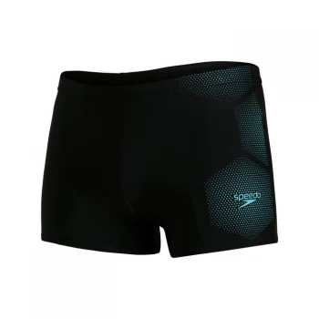 Image of Speedo Tech Aquashorts Mens - Black/Light Adr