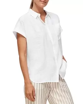Image of Whistles Nicola Textured Shirt