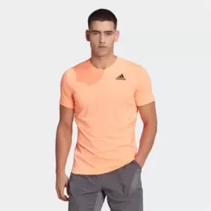 Image of adidas Tennis New York FreeLift T-Shirt Mens - Orange