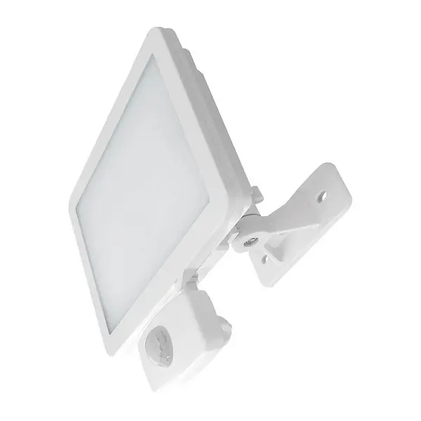 Image of Eterna 30W LED Floodlight with PIR - White