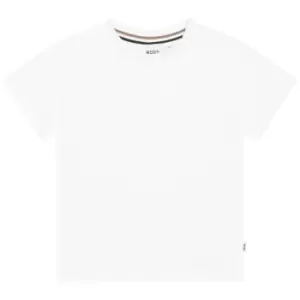 Image of Boss Boss Small Logo T-Shirt Infants - White