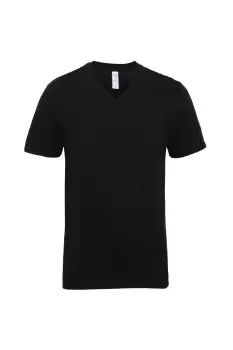 Image of Premium Cotton V Neck Short Sleeve T-Shirt