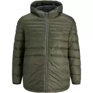 Image of Jack and Jones Puffer Jacket Plus Size - Green