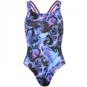 Image of Maru Vault Back Swimming Costume Ladies - Parrot