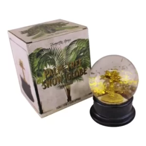 Image of Gold Palm Tree Snow Globe