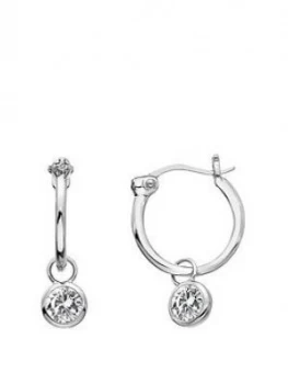Image of Hot Diamonds White Topaz Drop Earrings
