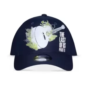 Image of THE LAST OF US Guitar Graphic Print Adjustable Cap, Blue (BA882071LFU)