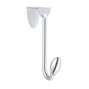 Image of Tulip Chrome effect Zinc alloy Hook