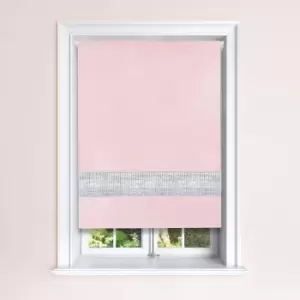 Image of Diamante Blackout Roller Blind Pink Pink