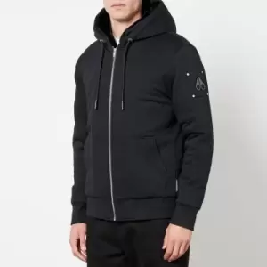 Image of Moose Knuckles Mens Classic Bunny Hoodie - Black - S