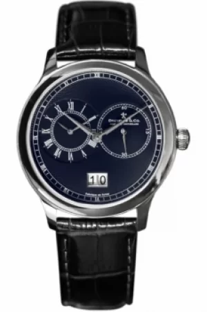Image of Mens Dreyfuss Co Dual Time Complication Watch DGS00120/05