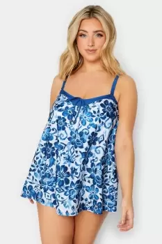Image of Floral Print Tankini Top