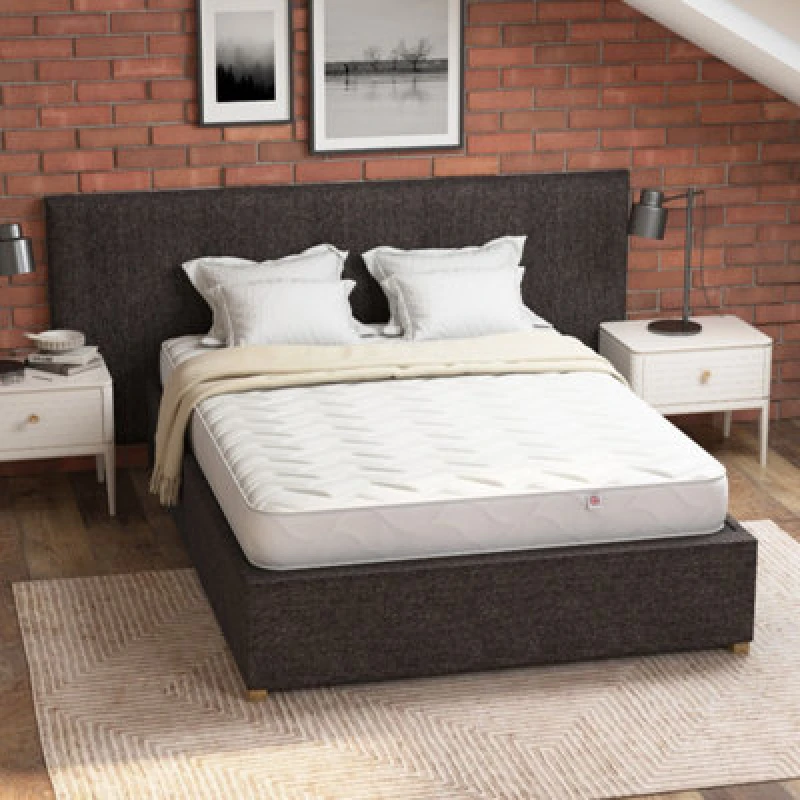 Image of Aspire Rolled Comfort Hybrid Plus Mattress White