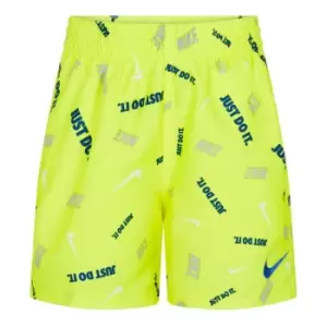 Image of Nike 4 Volley Shorts Boys - Yellow