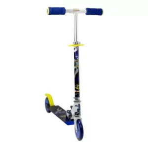 Image of Dc Comics Batman Unlimited 2 Wheel Inline Scooter With Adjustable Handlebar, Black/Blue (Odcc112)