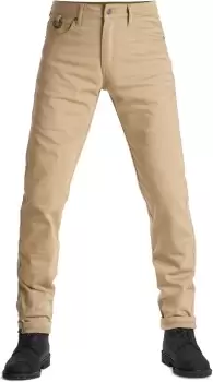 Image of Pando Moto Robby Cor 01 Motorcycle Jeans, beige, Size 36, beige, Size 36