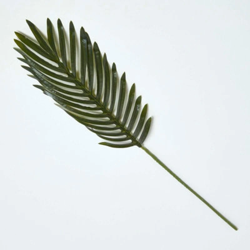 Image of Homescapes Green Artificial Tropical Leaf 63cm Green
