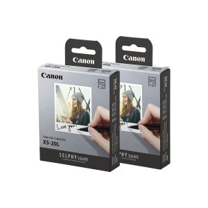 Image of Canon XS-20L 2.7" x 2.7" Square Photo Paper for QX10 Printer - 40 Shots