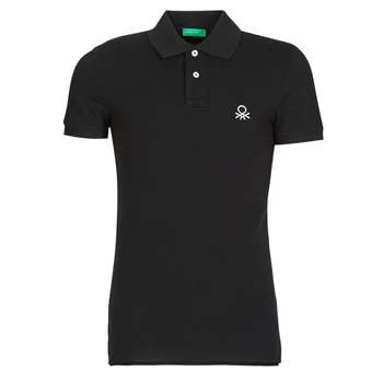 Image of Benetton MARNELLI mens Polo shirt in Black - Sizes XXL,S,M,XL,XS