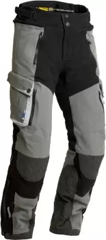 Image of Lindstrands Sunne Waterproof Motorcycle Textile Pants, black-grey, Size 52, black-grey, Size 52