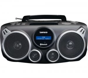 Image of LENCO SCD-685 DAB Bluetooth Boombox - Black