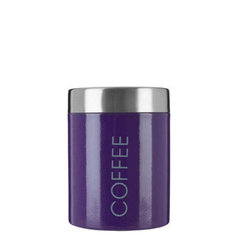Image of Premier Housewares Maison by Premier Liberty Enamel Coffee Canister Purple
