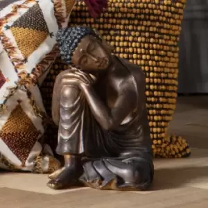 Image of Crossland Grove Buddha Statue Bronze 25 X 23 X 32Cm