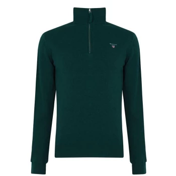 Image of Gant Lamb Wool Half Zip Jumper - Tartan 374