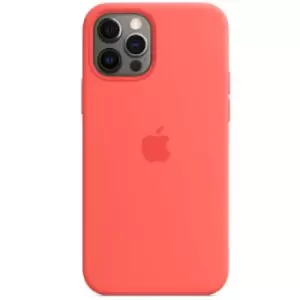 Image of Apple Official Silicone Case with MagSafe Brand New - Pink Citrus - iPhone 12 / 12 Pro