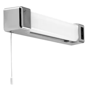 Image of Modern Bathroom Shaver Light With Pull Switch in Chrome