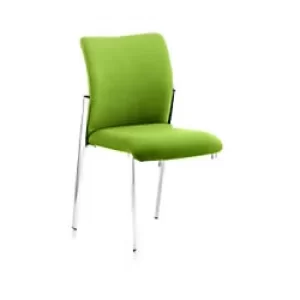 Image of Dynamic Visitor Chair Academy Seat Myrrh Green Without Arms Fabric