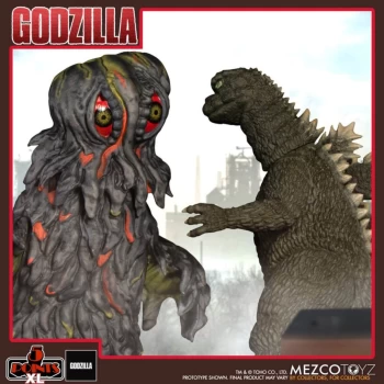Image of Mezco Godzilla 5 Points XL Figure Boxed Set - Godzilla Vs. Hedorah