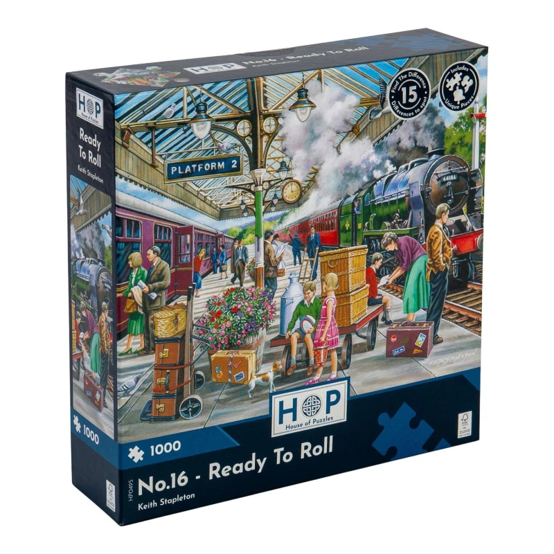 Image of The House Of Puzzles No. 16 - Ready To Roll, 1000 Piece Jigsaw Puzzle Multi unisex