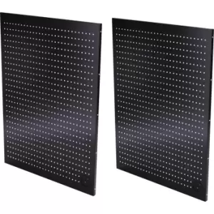 Image of Draper Bunker Modular Corner Unit Back Panel Pegboard 795mm Pack of 2