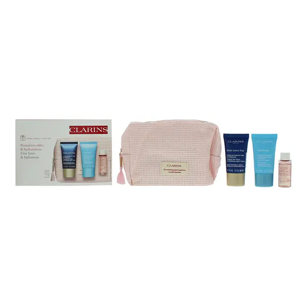 Image of Clarins Skincare 3 Piece Gift Set: Cream Mask 15ml - Night Cream 15ml - Micellar Cleansing Water 10ml