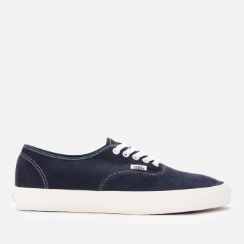 Image of Vans Mens Suede Authentic Trainers - Parisian Night/Snow White - UK 7
