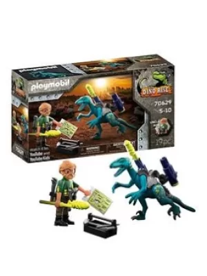 Image of Playmobil Dinos Deinonychus: Ready for Battle (70629)