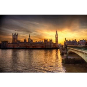 Image of London Big Ben Parliament Maxi Poster