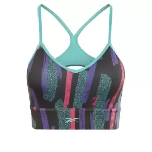 Image of Reebok MYT Printed Bra Womens - Semi Proud Pink