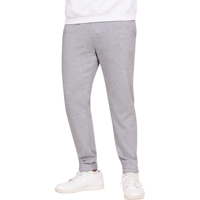 Image of Casual Classics Mens Blended Core Ringspun Cotton Tall Jogging Bottoms in Grey Size: Small Grey Male S