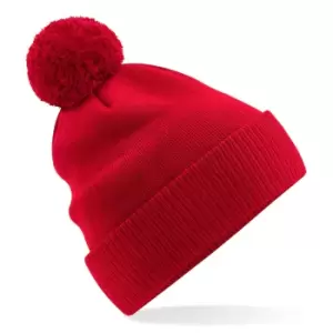 Image of Beechfield Snowstar Organic Cotton Beanie (One Size) (Classic Red)