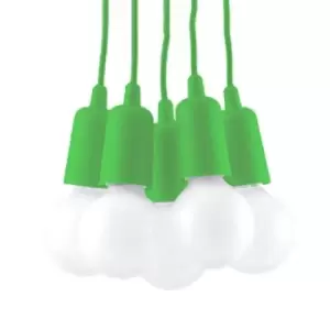 Image of Sollux Pendant Lamp Diego 5 Green