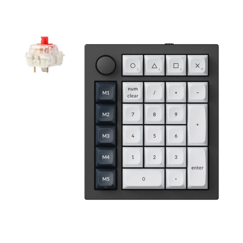 Image of Keychron Keychron Q0 Max numeric keypad Universal Bluetooth/USB/RF Wireless Black Q0M-M3