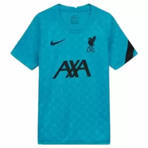 Image of 2020-2021 Liverpool Pre-Match Training Shirt (Energy) - Kids