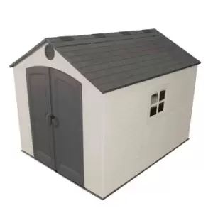 Image of Lifetime 8 Ft. X 10 Ft. Outdoor Storage Shed - Brown