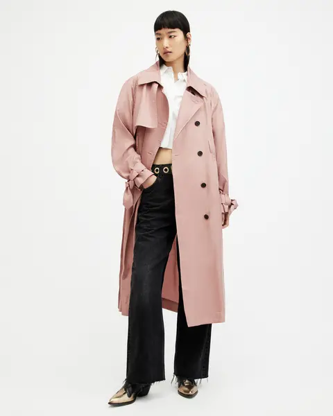 Image of AllSaints Kikki Oversized Trench Coat