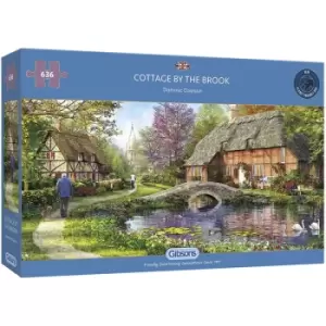 Image of Cottage by the Brook Jigsaw Puzzle - 636 Pieces