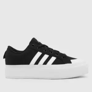 Image of Adidas Bravada 2.0 Platform Trainers In Black