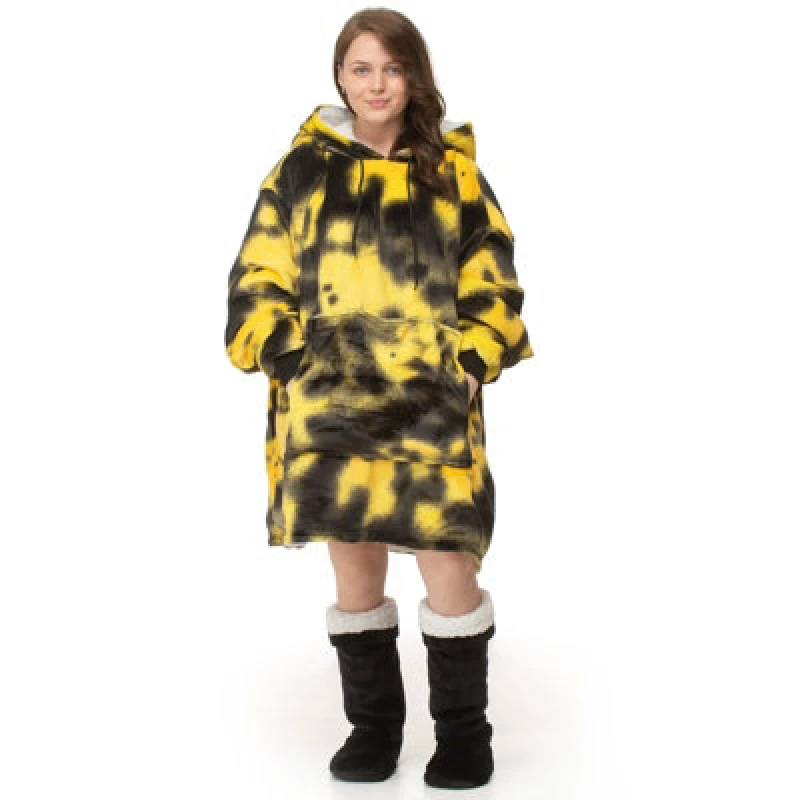 Image of Velosso Tye Dye Oversized Hoodie Blanket One Size Fits All